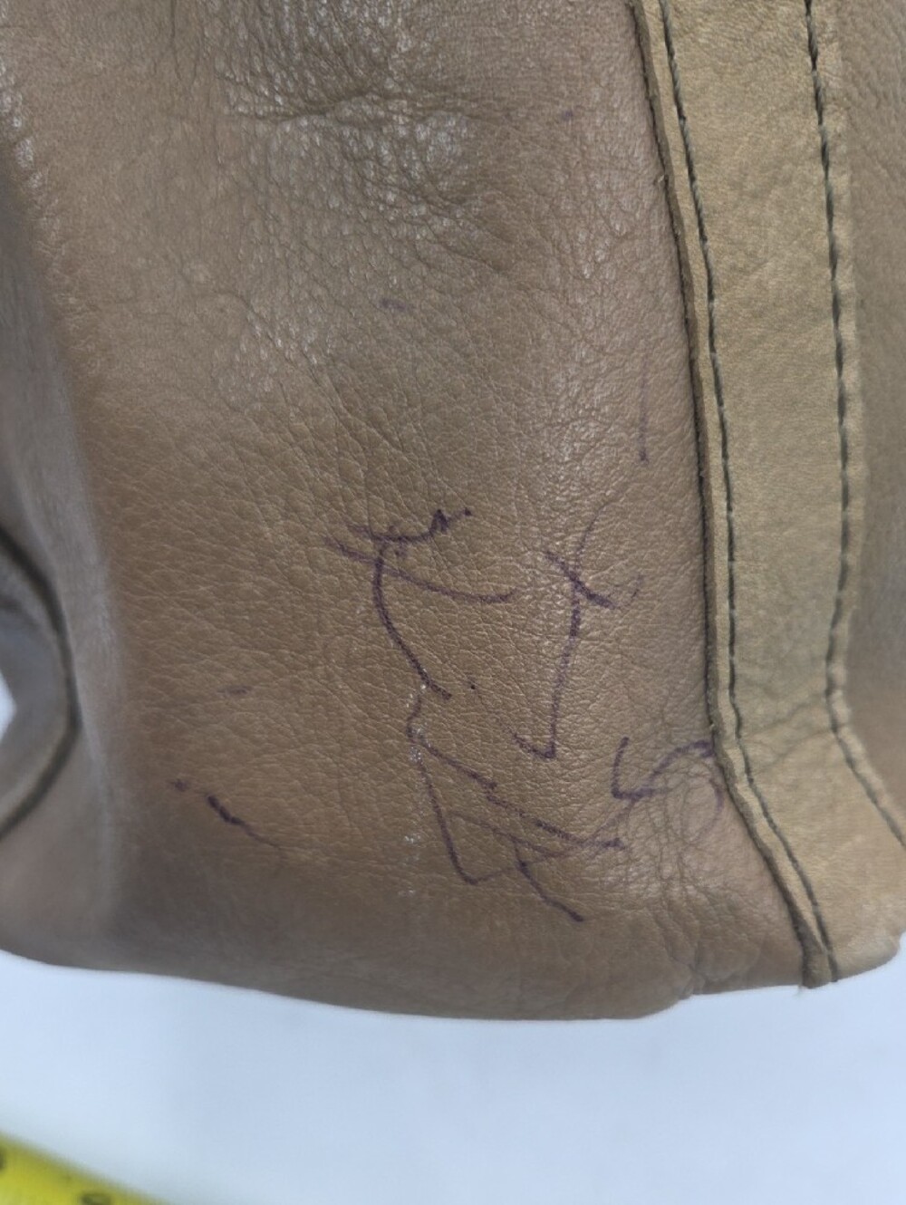 Olive Leather Shoulder Bag American Leather Co. - Picture 16 of 16